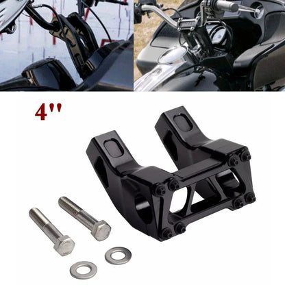 1. 1.5" Pullback Style Handlebar Riser for Harley Iron 883/1200 Street Bob