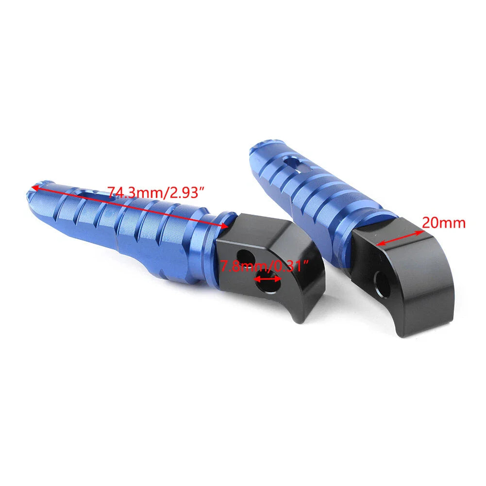 Rear Foot Pegs for Yamaha MT-09 MT-03 FZ-07 FJ-09 FZ1 FZ6 R3 (2014-2023)