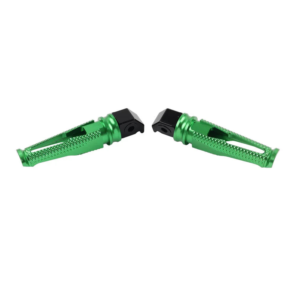 Green Passenger Rear Footpegs for Honda CBR600RR, CBR1000RR, CBR600 F4 (2003-2019)