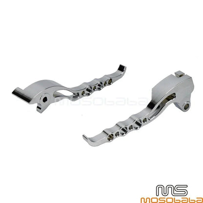 CNC Aluminum Brake Clutch Levers Chrome for Suzuki Boulevard M109R (2006-2017)