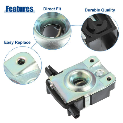 Front Left Hood Latch Actuator Assembly for BMW 318i Black Bronze Tone