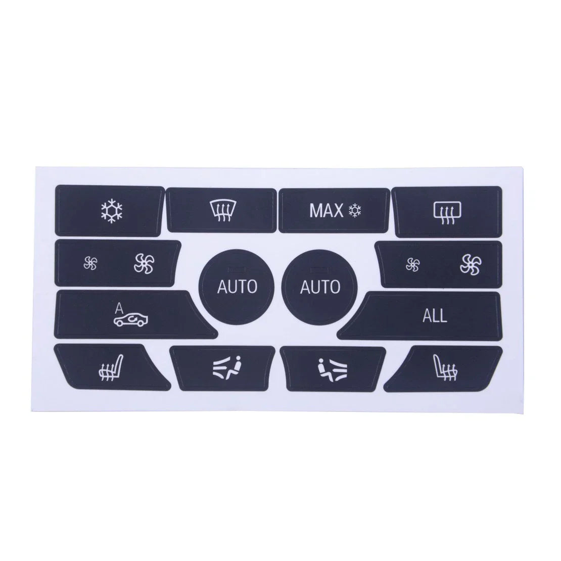 Dash Climate Control Panel Decal Kit for BMW 5 Series (2001-2006)