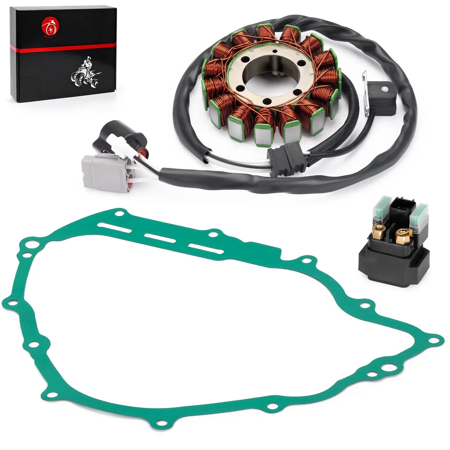 Stator Starter Relay Gasket for Yamaha Rhino 700 YXR700F (2008–2013)