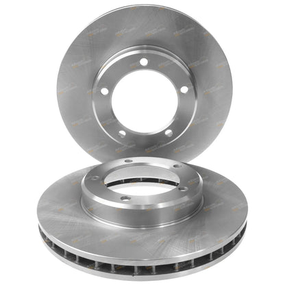 Front Disc Brake Rotors for Toyota Landcruiser HDJ78 HDJ79 (2001-2007)