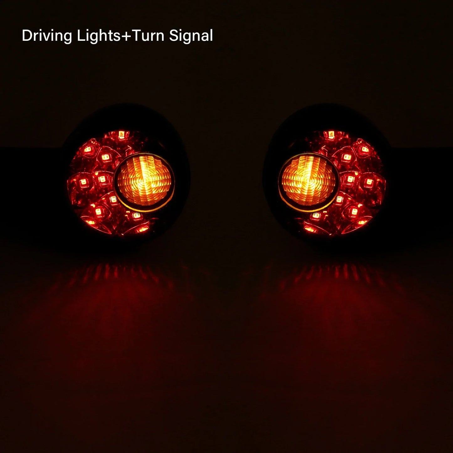 LED Amber Rear Turn Signals for Harley Sportster 883 1200 48 (1992-2022)