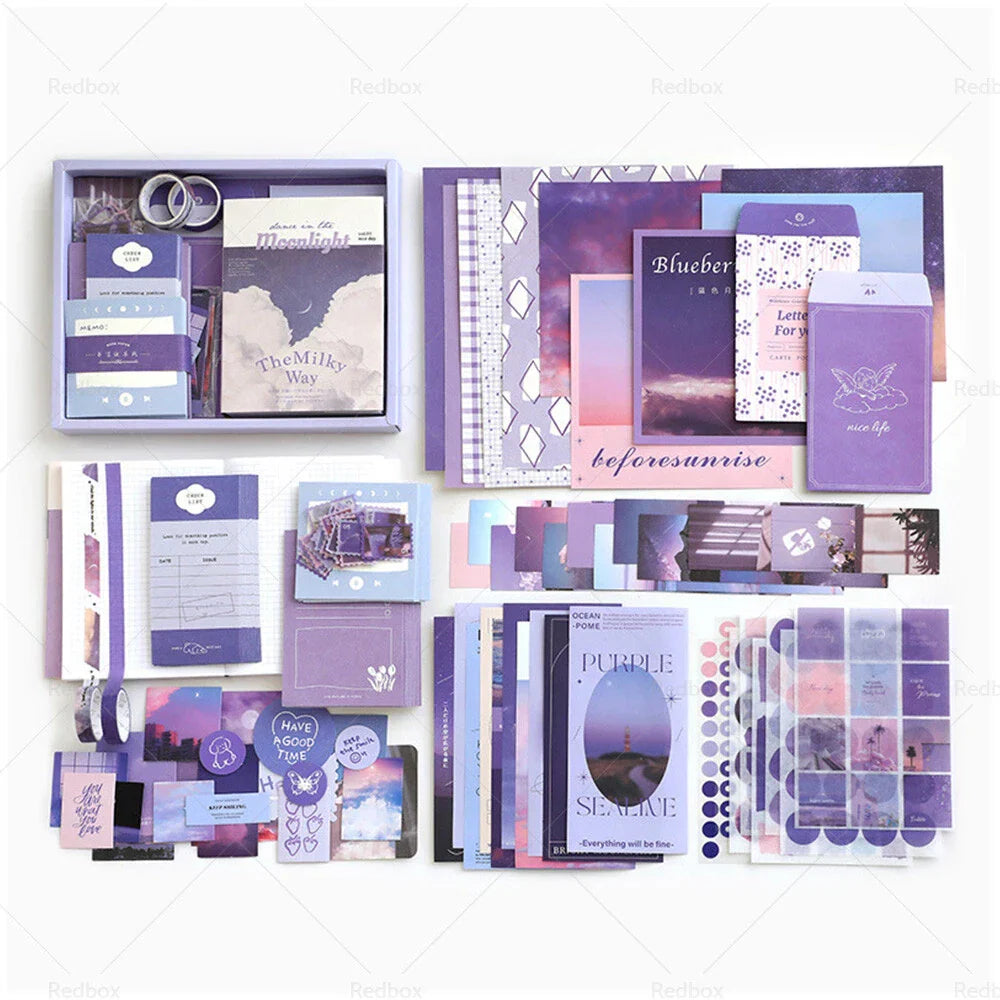 4 x Vintage Aesthetic Scrapbook Art Journaling Supplies & Stationery