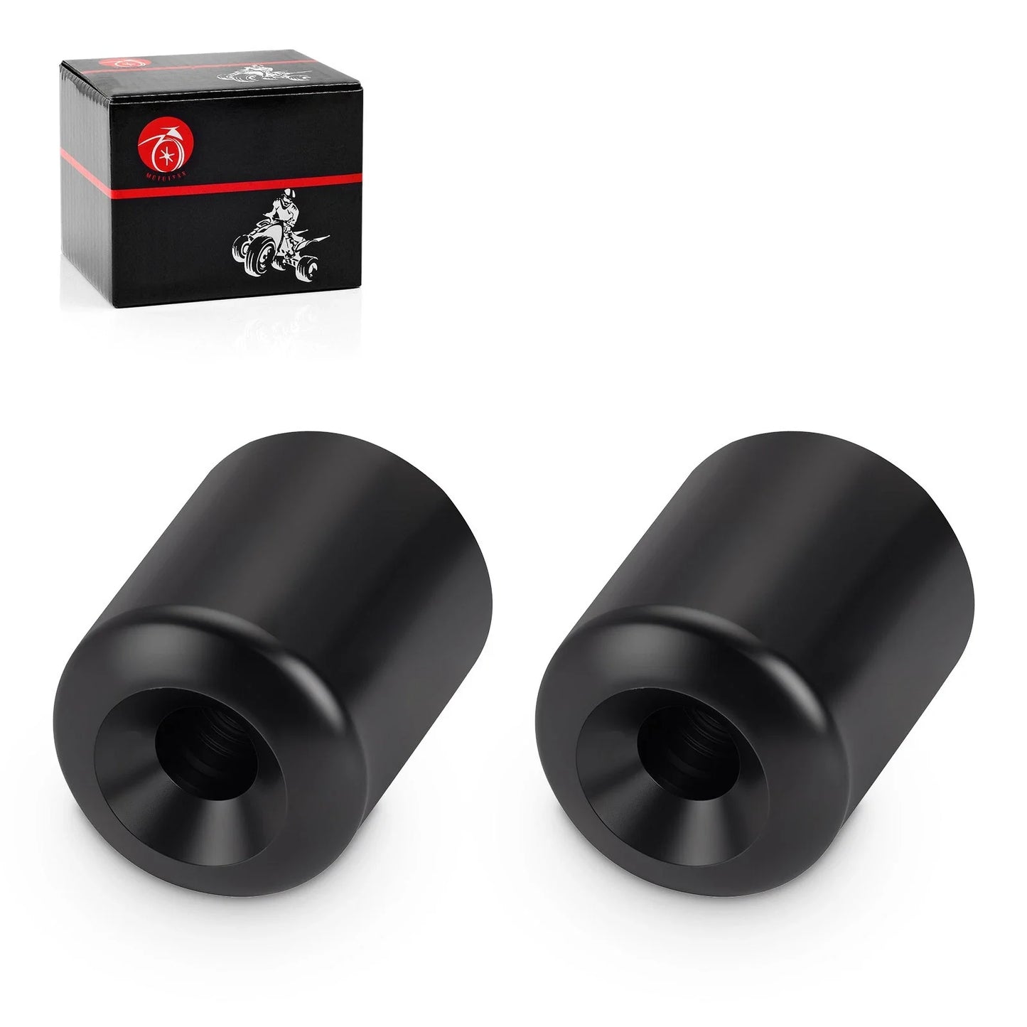 2pcs Bar Weights for Kawasaki Ninja EX250F/EX500/ZX600/ZX750/ZX900(1988–2009)