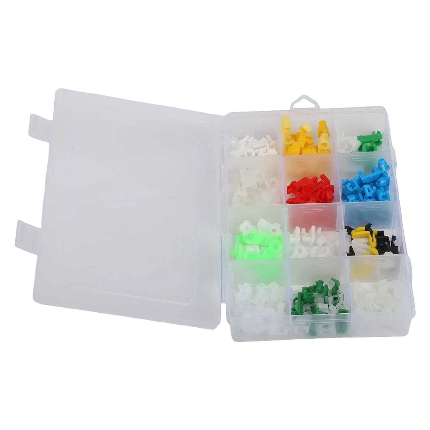 160x Door Lock Rod Clip Side Fasteners Car Wire Clips With Box for Car