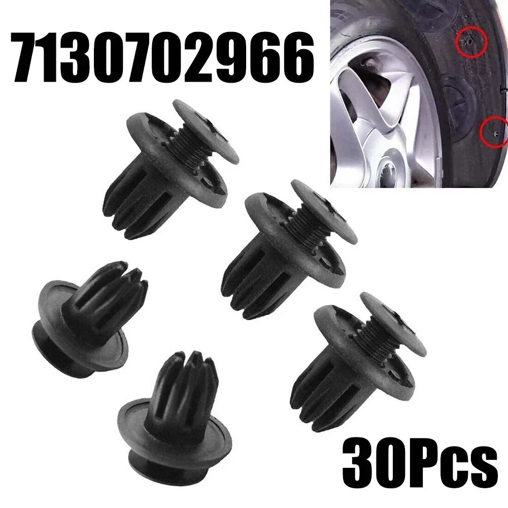 Clip Clamp Front Inner Vehicle Parts Plastic Rear Wheel Arch Liner 30pcs