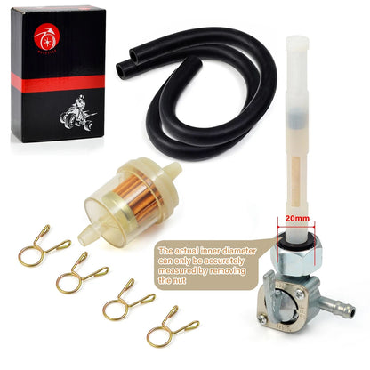 Fuel Valve Petcock 20mm On-Off Switch for Honda CB750K (1979–1980)