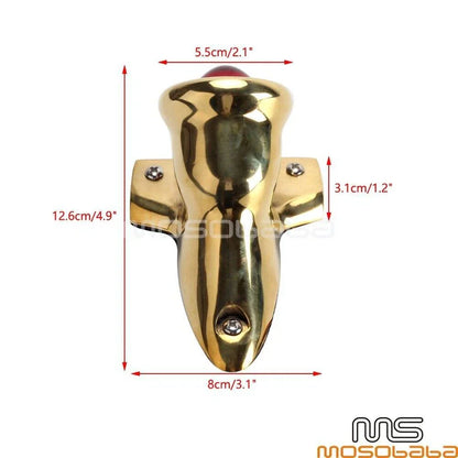 Brass LED Tail Light for Harley Cafe Racer Bobber Chopper