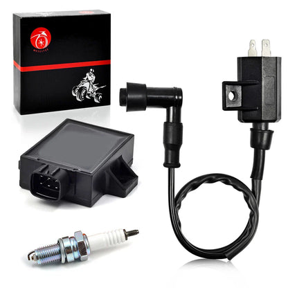 Ignition Coil Spark Plug CDI for Kawasaki Bayou 220