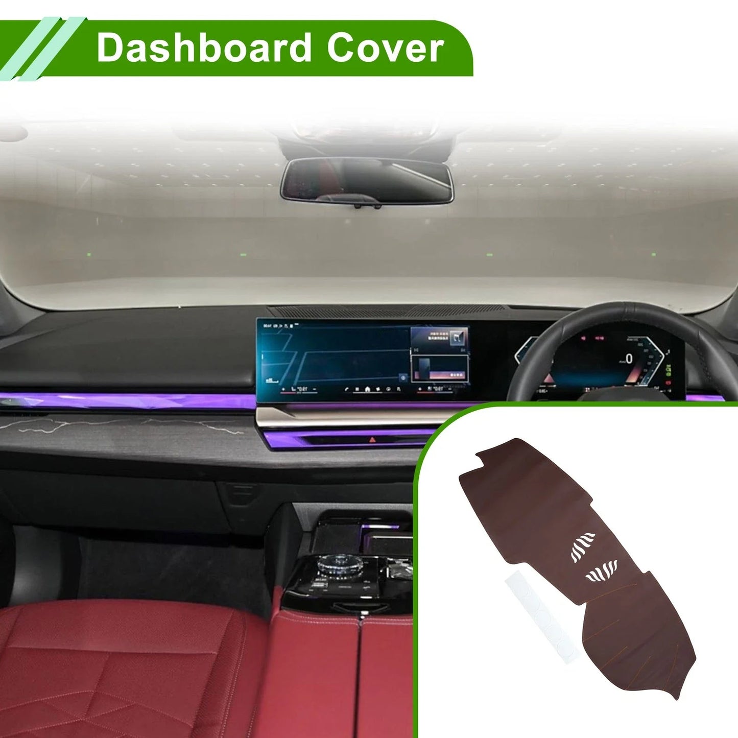 Dashboard Cover for BMW X5 X6 (2019 - 2022) Brown