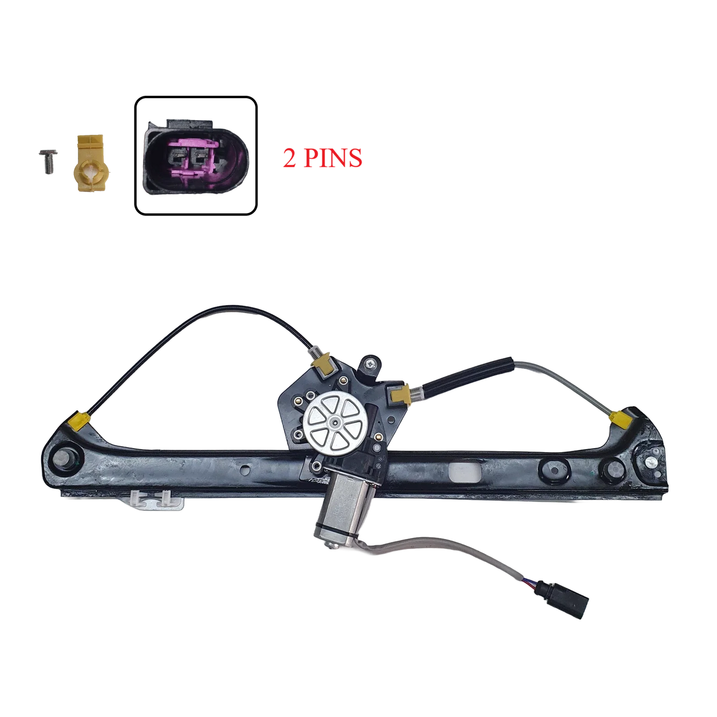 Rear Left Window Regulator With Motor 2 Pins for BMW X5 (2000–2007)