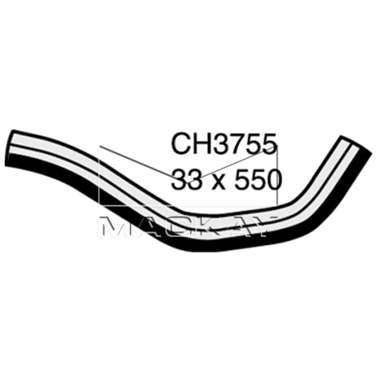 Lower Radiator Hose for Toyota Landcruiser Prado (2003–2009)