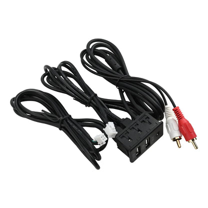 DASH Mount USB+TYPEC Port Panel Interface Extension for Car