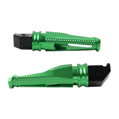 Green Passenger Rear Footpegs for Honda CBR600RR, CBR1000RR, CBR600 F4 (2003-2019)