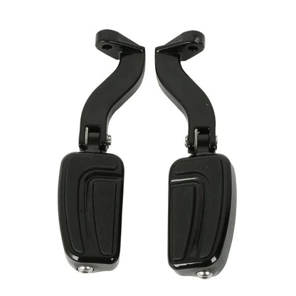 Black Rear Passenger Footpeg for Harley Touring Road King FLHR (1993-2022)