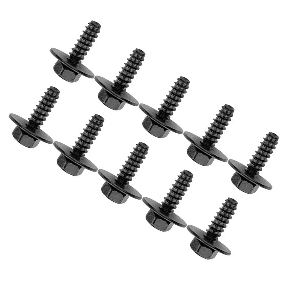10 Pack Hex Splash Baffle Bolt Bumper Retainer Screw for Mazda CX-5