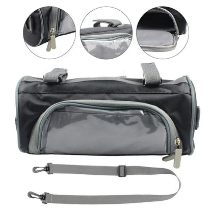 Touch Screen Storage Bag for Motorcycles - Front Handlebar Use