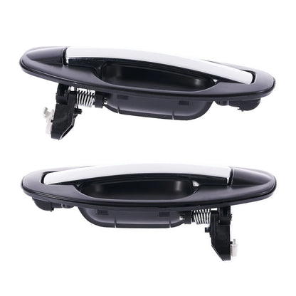 4pc Front Rear Outer Door Handle Chrome for Hyundai Santa Fe (2006–2012)
