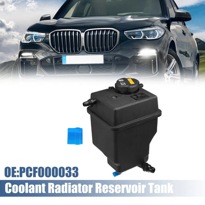 1 x Coolant Radiator Reservoir Tank with Cap and Sensor for BMW X5