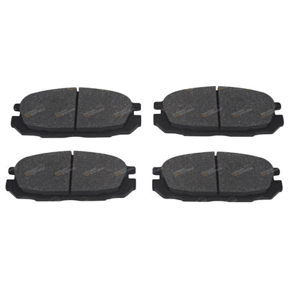 2x Rear Slotted Drilled Rotors + Brakes for Nissan Patrol (1988 - 1998)
