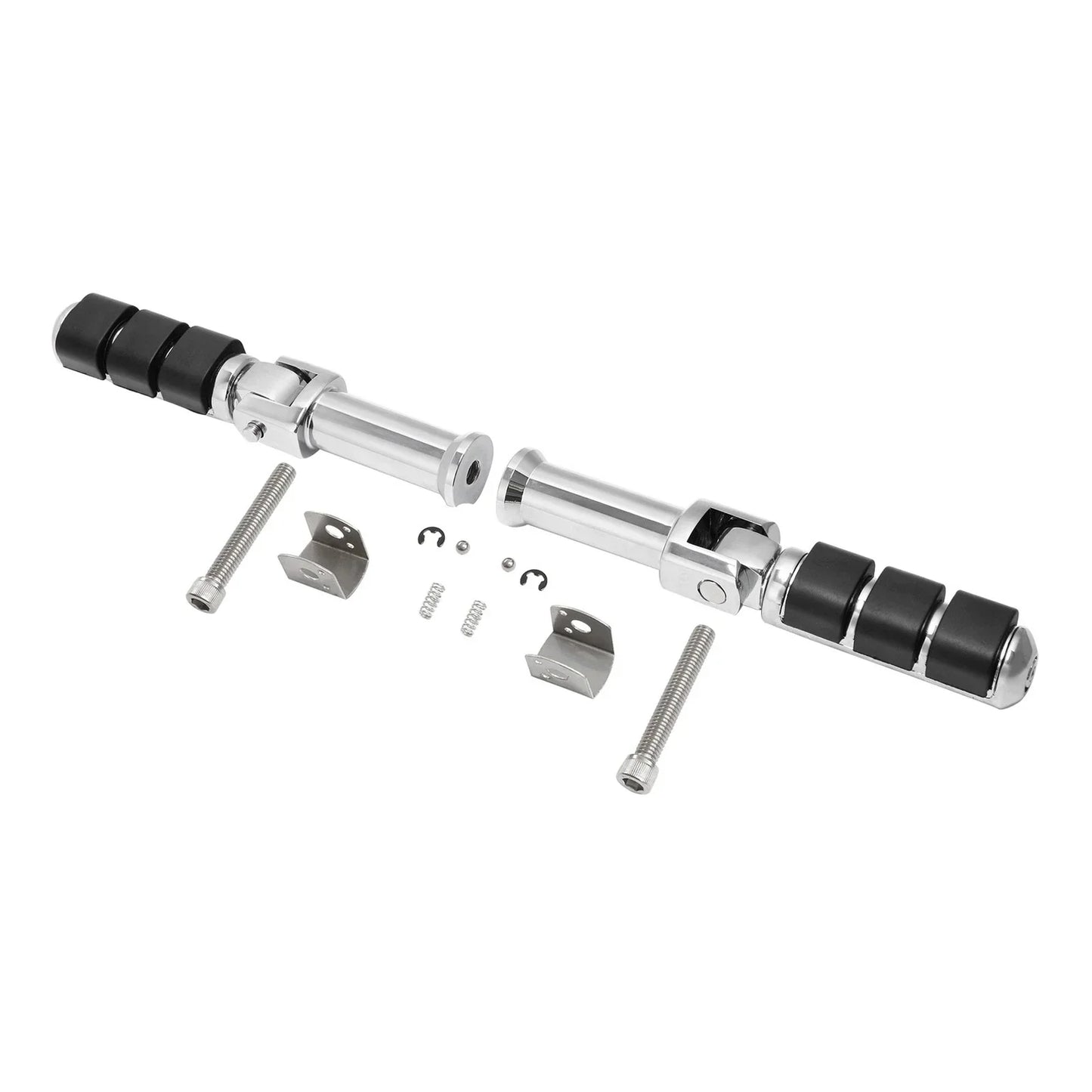 Chrome Rider Driver & Passenger Footpegs Bracket for Harley Softail (2018-2025)