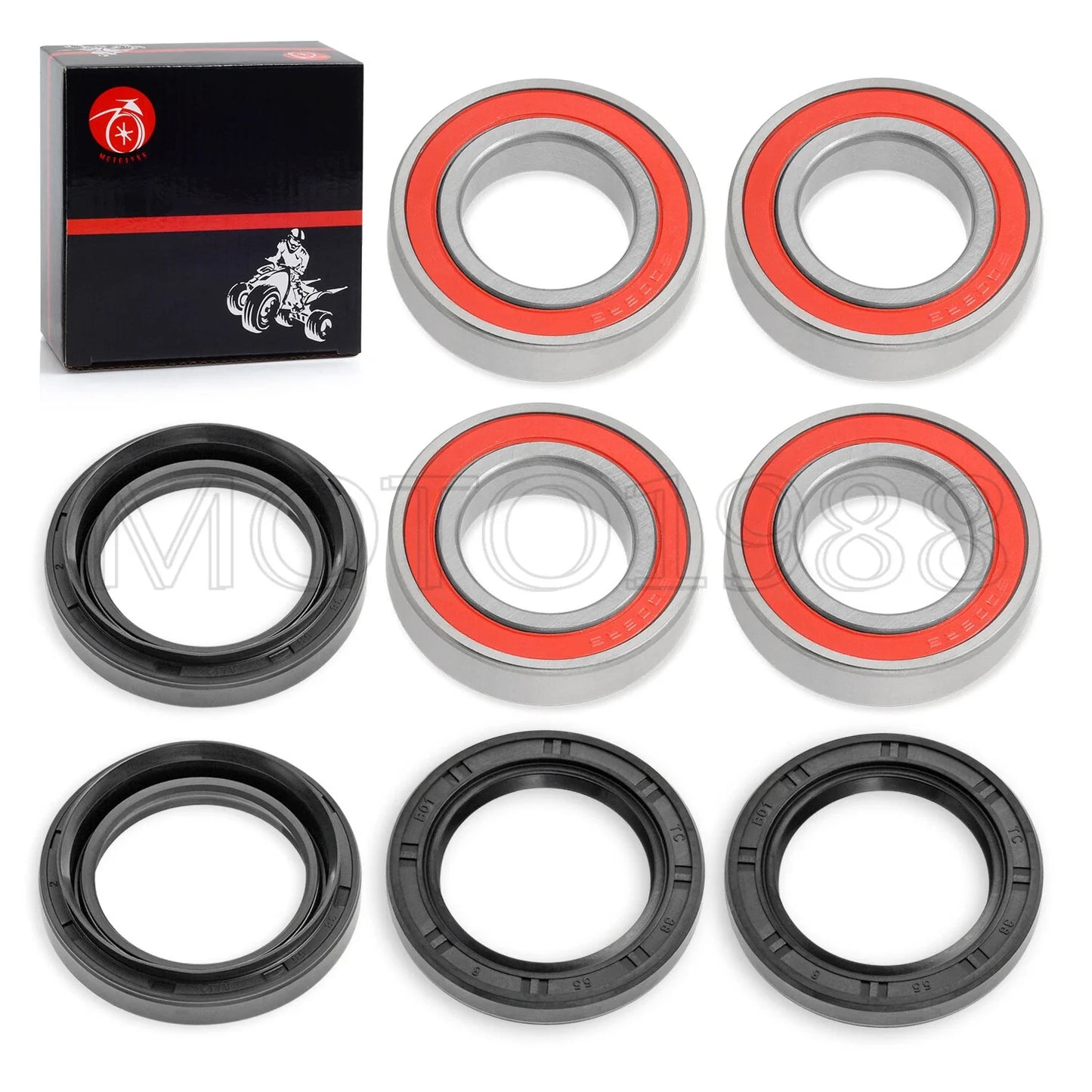 Front Wheel Bearing and Seal Kit for Yamaha Kodiak (2003–2012)