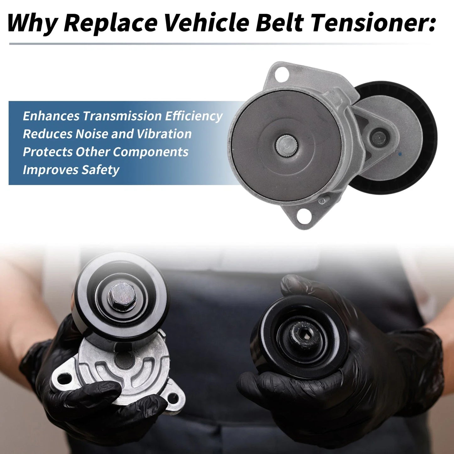 Belt Tensioner Metal 1x for BMW 3 Series (1993-2006)