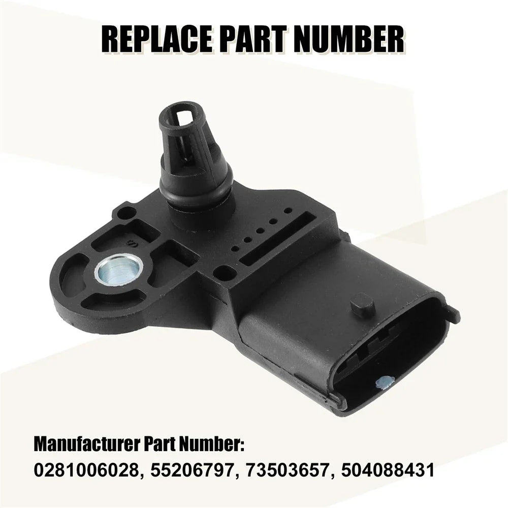 Boost Pressure Sensor for Fiat Opel Saab Renault Honda Ford GMC Chevrolet Nissan