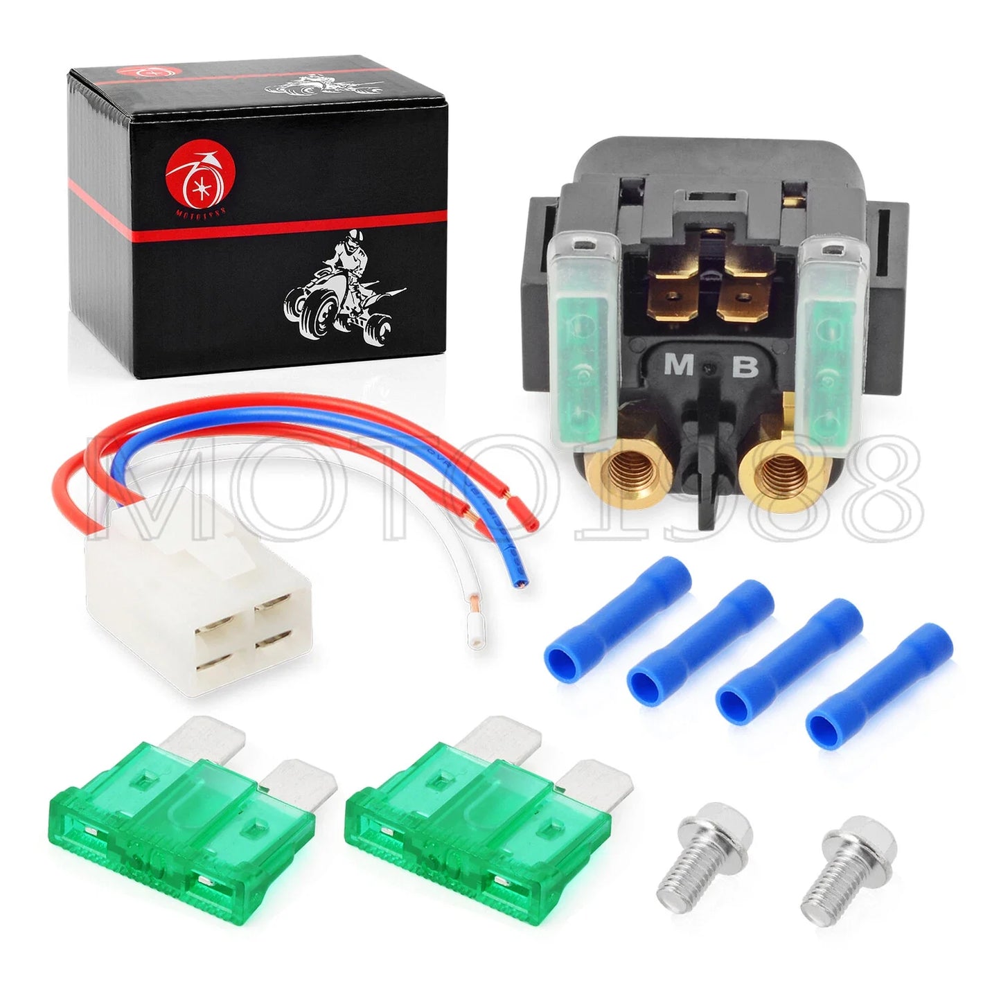 Starter Solenoid Relay M-B & Plug for Yamaha RS90 RX10 RXW10 (2006–2010)