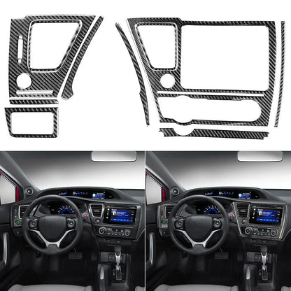 10 x Carbon Fiber Decal Set for Honda Civic 9th (2006–2011)