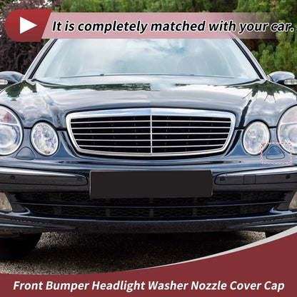 Front Left Washer Nozzle Cover for Mercedes-Benz E320 (1994-2006) White