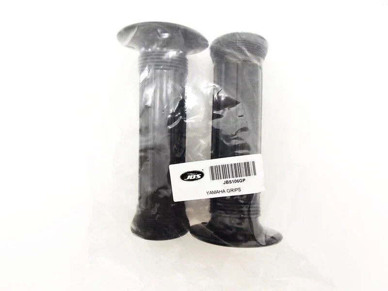 Black Hand Grip Set for Suzuki TS185ER (78-85) - Left & Right Pair
