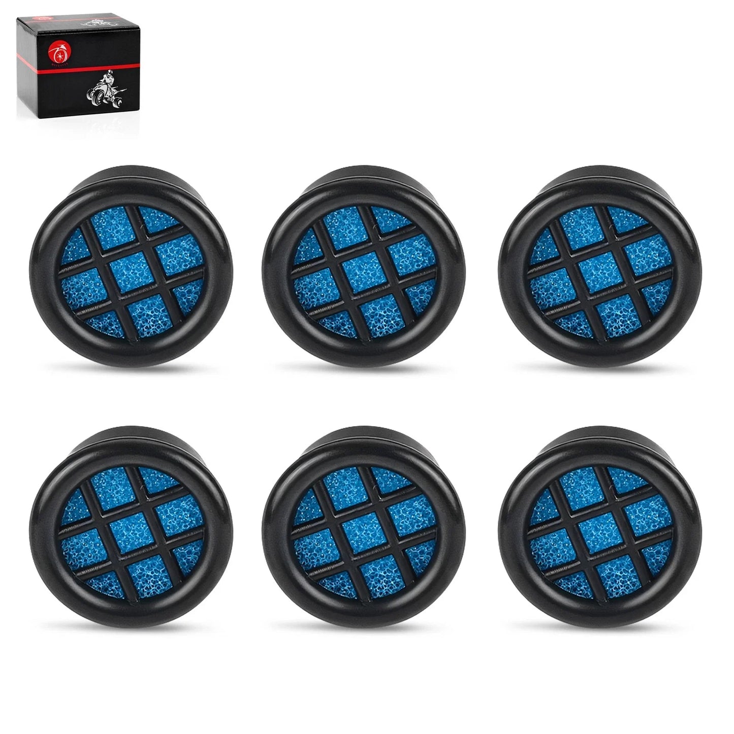 Air Box Filter Vents 6pcs/set for All ATVs/UTVs Scooters (2005–2024)
