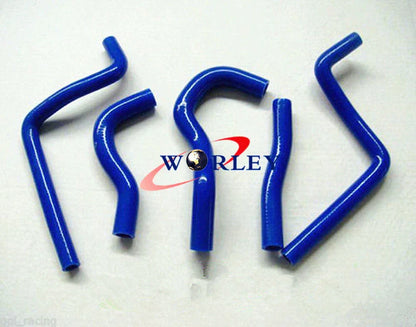 Aluminum Radiator + Blue Hose for Honda CR125 CR125R (2002-2003)