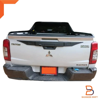 Matte Black Rear Tailgate Handle Cover for Mitsubishi Triton Ute (2019-2023)