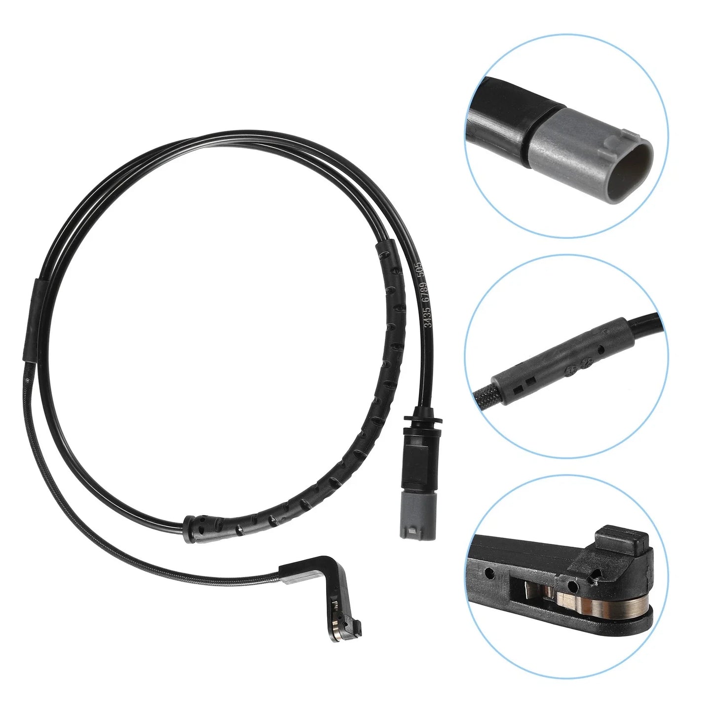 Rear Brake Pad Sensor for BMW X5 Plastic Black Gray