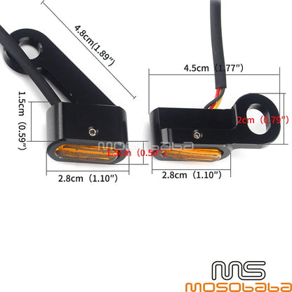 LED Turn Signal Lights for Harley Softail Dyna Touring