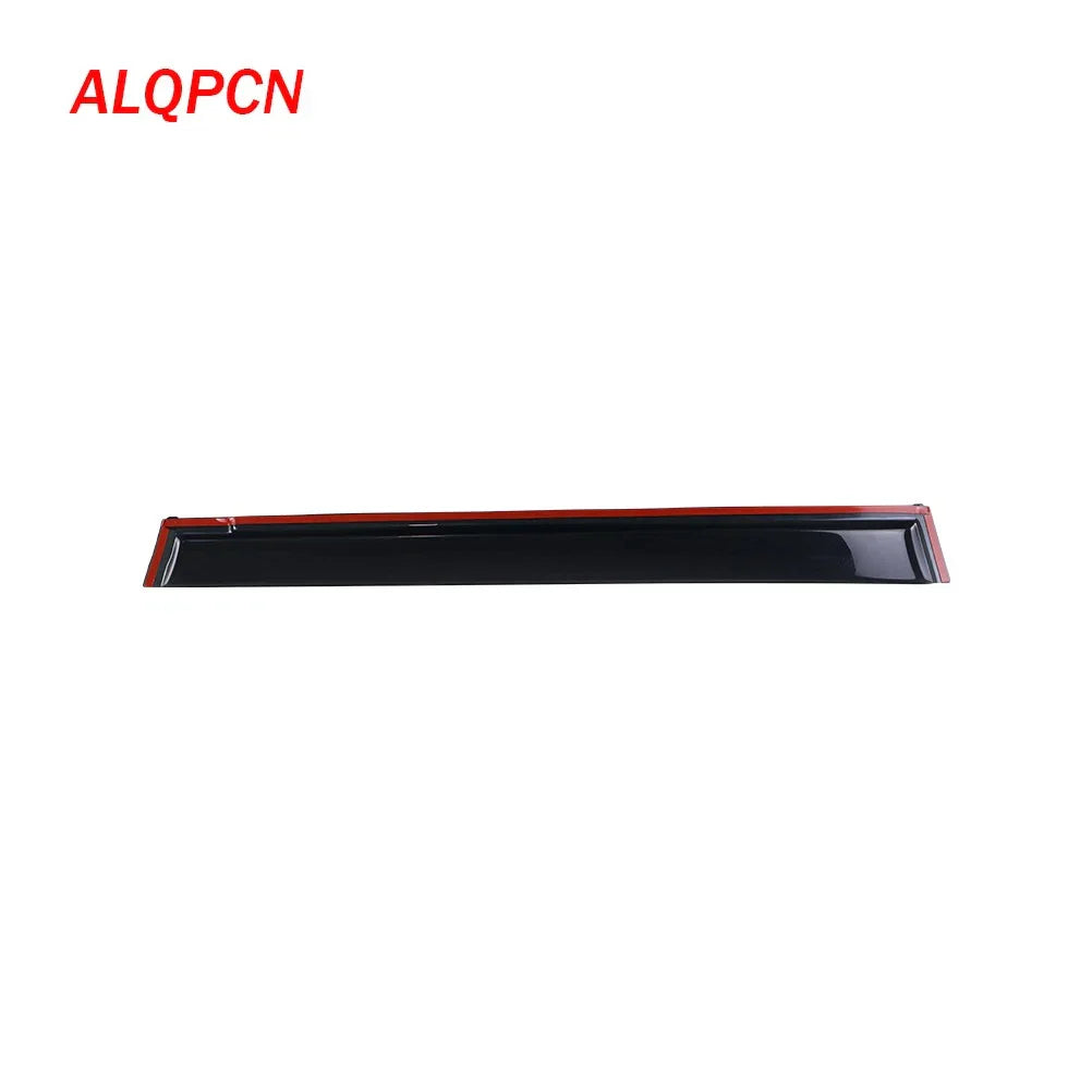 Black Chrome Wind Guards Weather Shield for BYD Shark (2024-2026) Rear Left