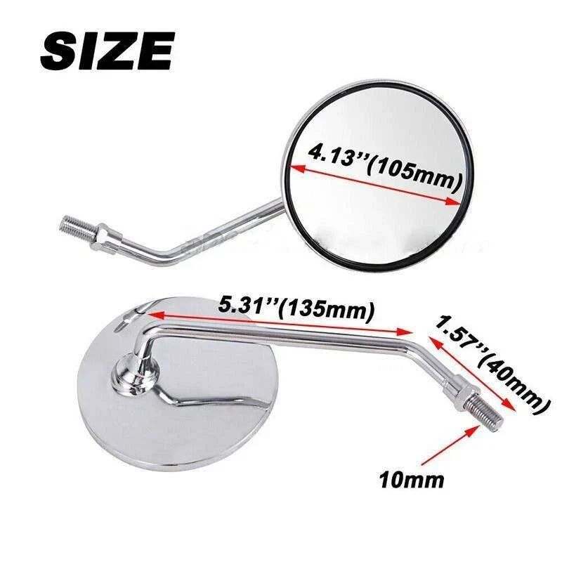 Rear View Mirrors for Honda XL100S XL185S XL250 XL250S XL350 XL500S (1979-1983)