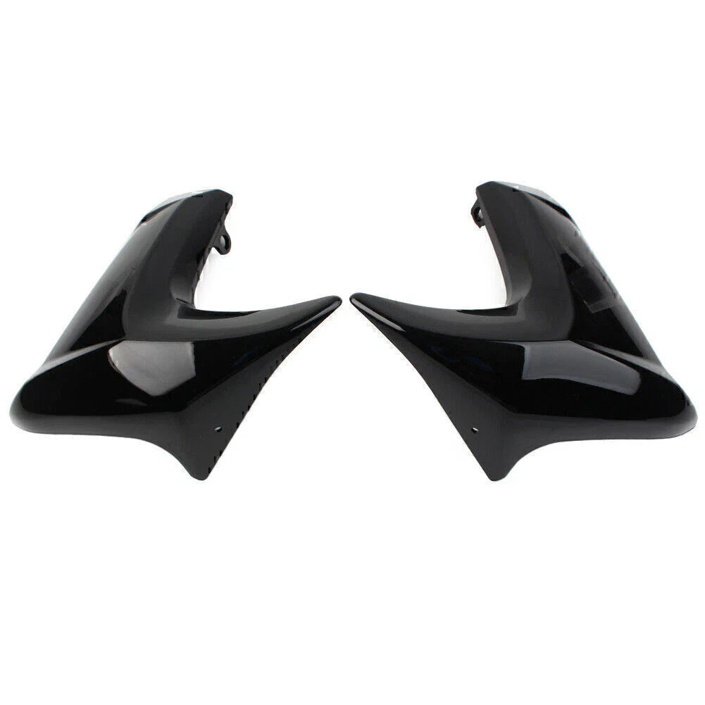 Gloss Black ABS Radiator Cap Compression Plate for Kawasaki ER6N (2012-2016)