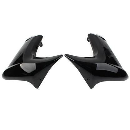 Gloss Black ABS Radiator Cap Compression Plate for Kawasaki ER6N (2012-2016)