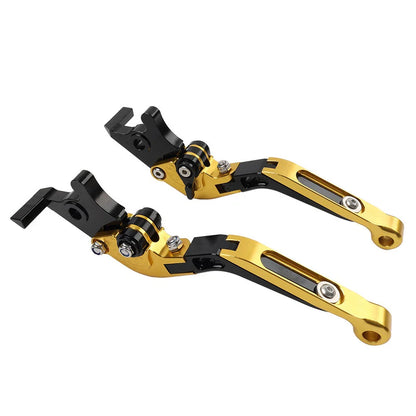 Gold Extendable Brake Clutch Levers for BMW F800GS/Adventure (2008-2018)