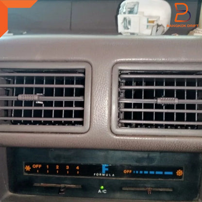 4x AC Heater Vents Grey for Holden Rodeo TF Pickup (1988-1996)