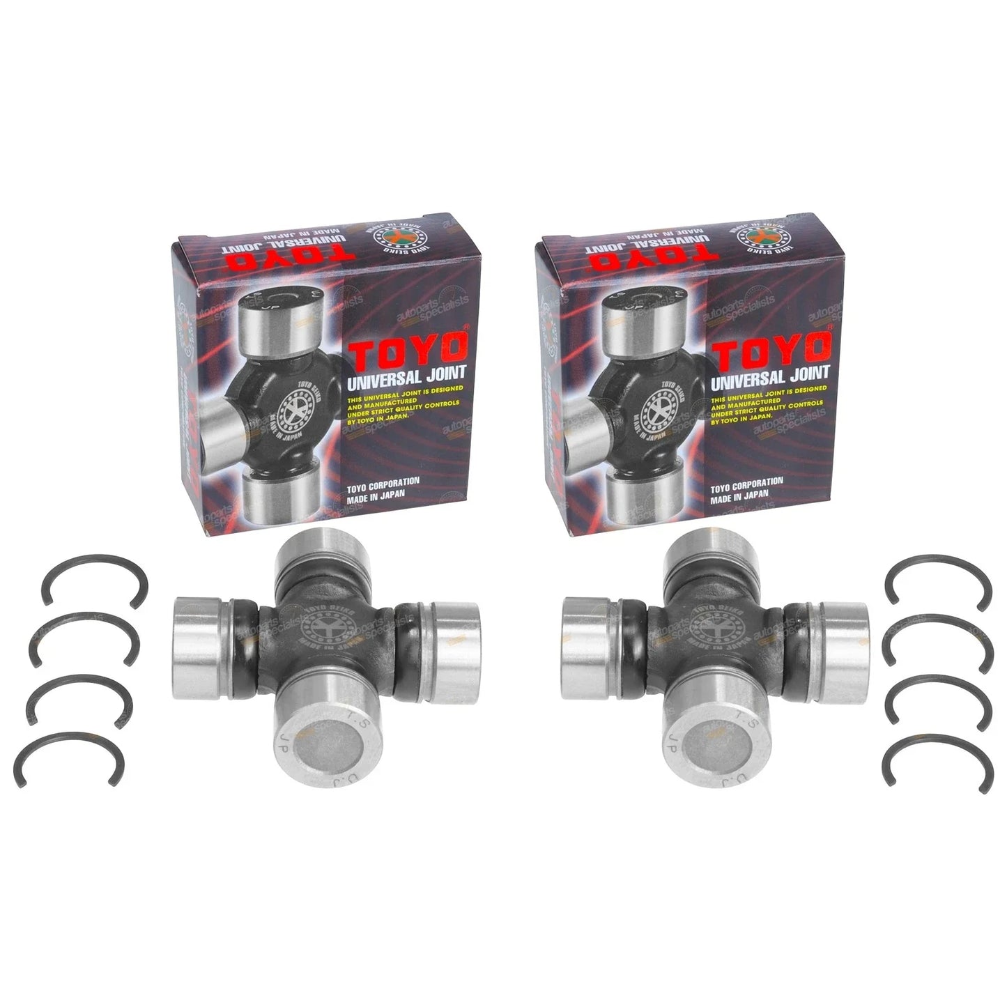 Front & Rear Universal Joints for Chrysler Valiant CL CM (1976-1981)