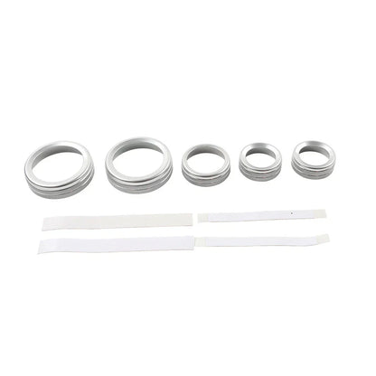 AC Headlight Switch Knob Ring for Ford Maverick (2022-2023) Silver