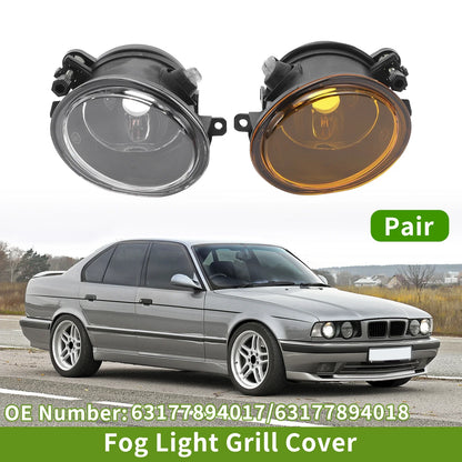 1 Pair Left+Right Fog Light Grill for BMW M5