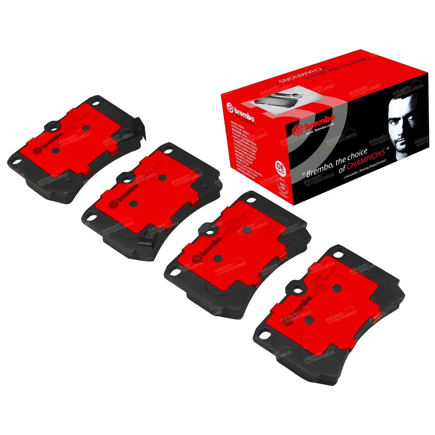 Brembo Front Disc Brake Pads for Ford Festiva WB WD WF 1.3L 1.5L (1994 - 2000)